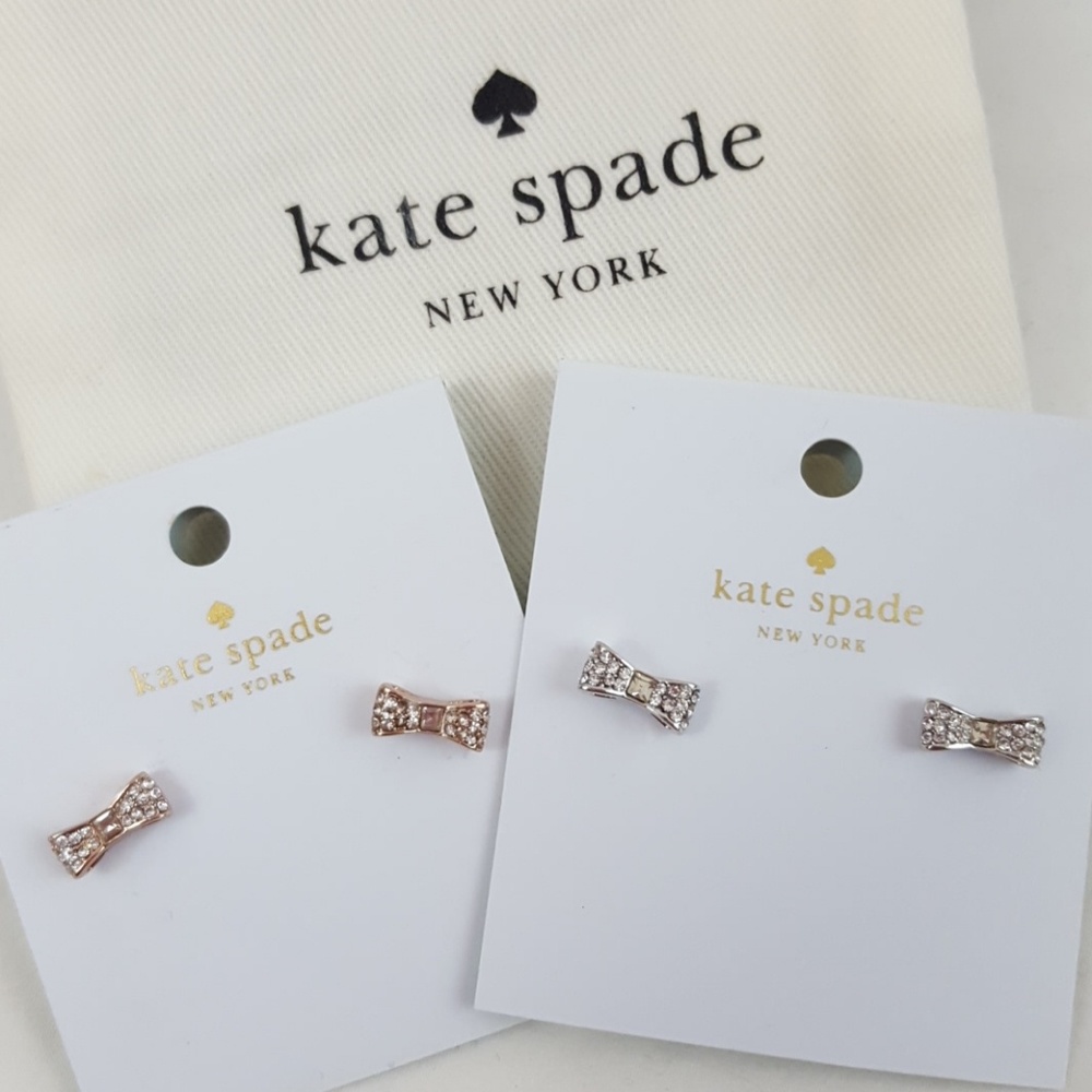 Kate Spade Ready Set Bow Earrings NWT